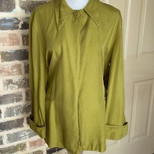 Vintage Laundry Oversized Olive Green Caped Jacket